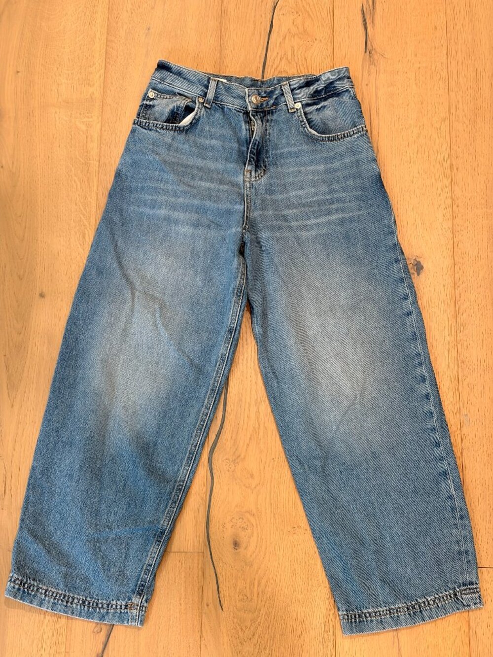 ZARA BOYS Wide Leg Blue Denim Jeans